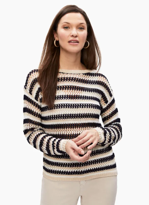 Stripe Print Sweater sold by Laura