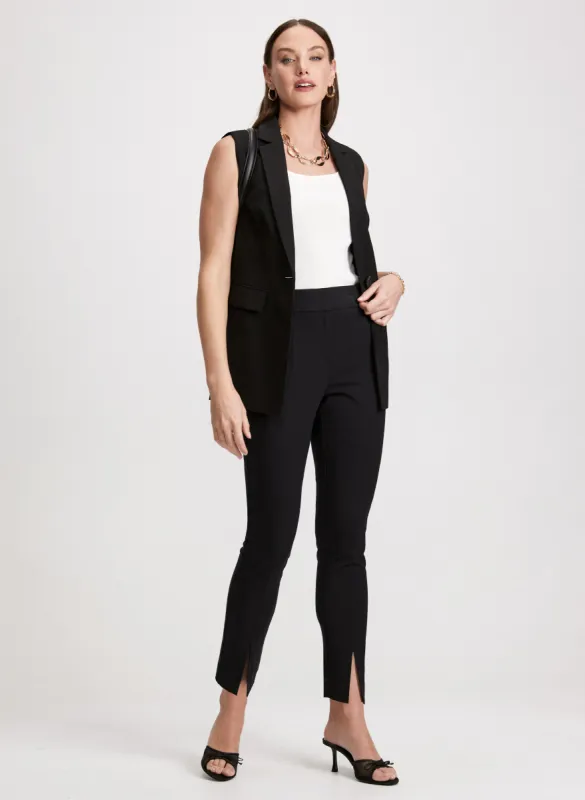 Sleeveless Vest & Front Slit Pants sold by Laura
