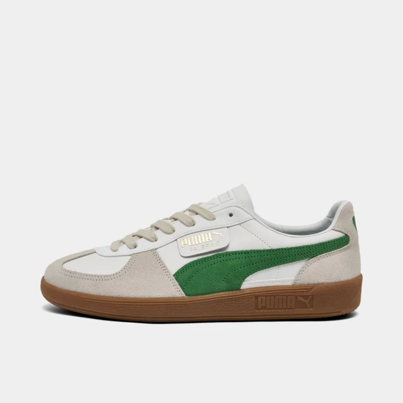 Puma Palermo Leather White / Green sold by JD Sports