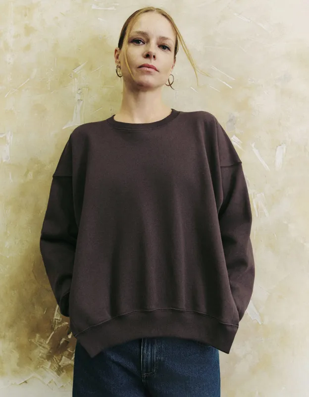 Drop Shoulder Sleeve Crew Neck Sweatshirt sold by Urban Revivo