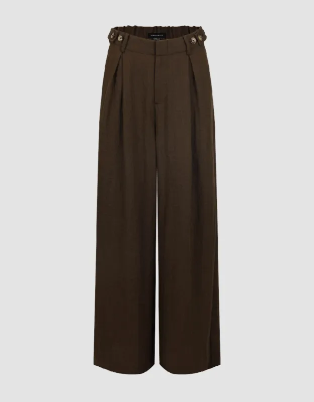 Oversized Wide-Leg Pants sold by Urban Revivo