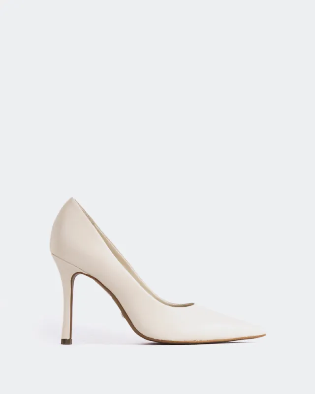 Moraya Off White Leather sold by L'Intervalle