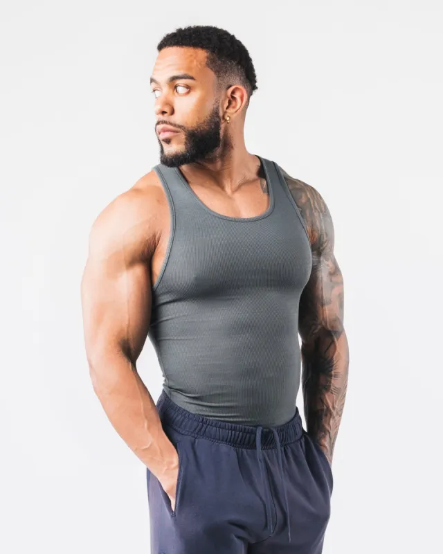 Zero Ribbed Tank 2pk - Astro Grey sold by Alphalete