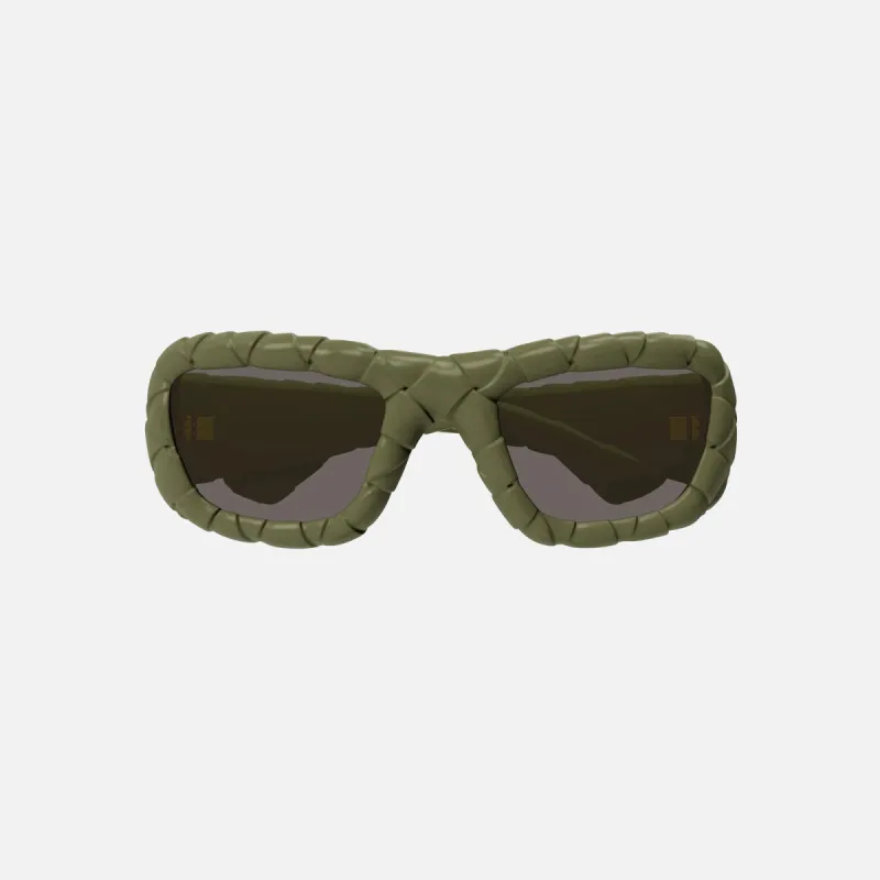 Bottega Veneta Woven 56 Frames - Olive sold by Kith