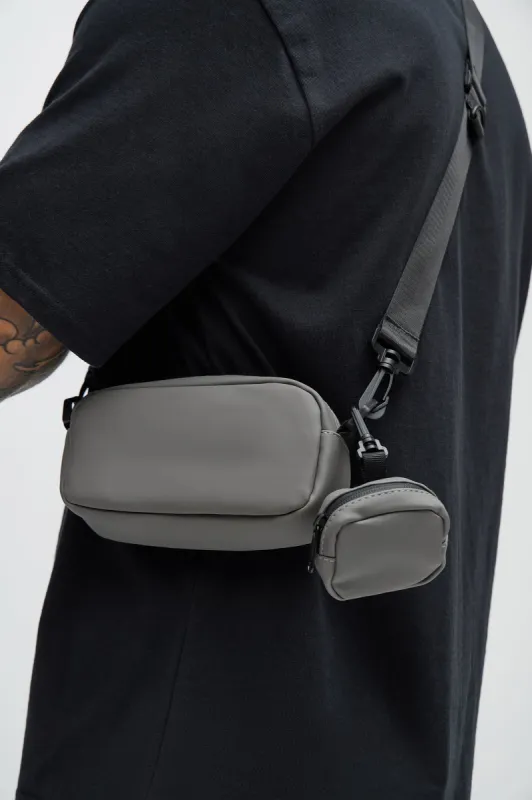 Bring It All Crossbody Bag - Grey sold by Fashion Nova