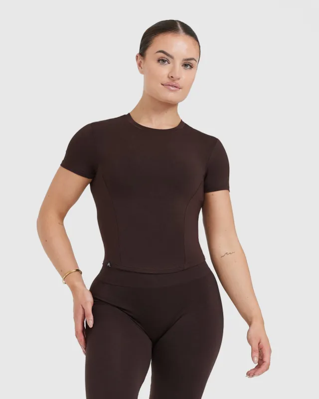 Mellow™ Soft Mid Short Sleeve T-Shirt | 70% Cocoa sold by Oner Active