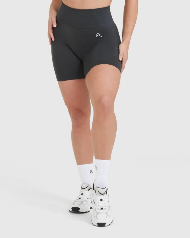 Classic Seamless 2.0 Mid Shorts | Coal Marl sold by Oner Active