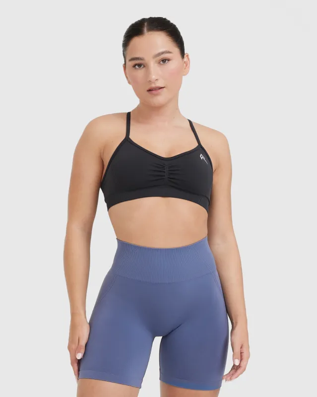 Effortless Strappy Bralette | Coal sold by Oner Active