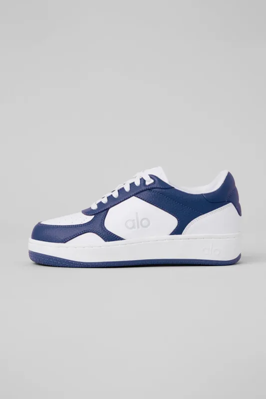 Alo Recovery Mode Sneaker - Navy/White sold by Alo Yoga