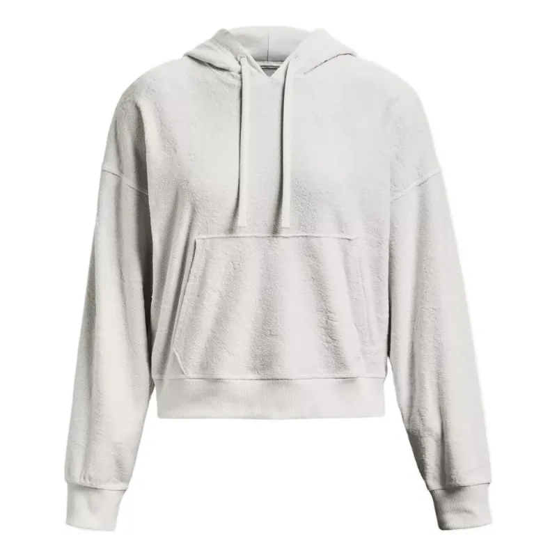 (WMNS) Under Armour Journey Terry Hoodie 'Light Grey' 1376915-006 sold by KicksCrew