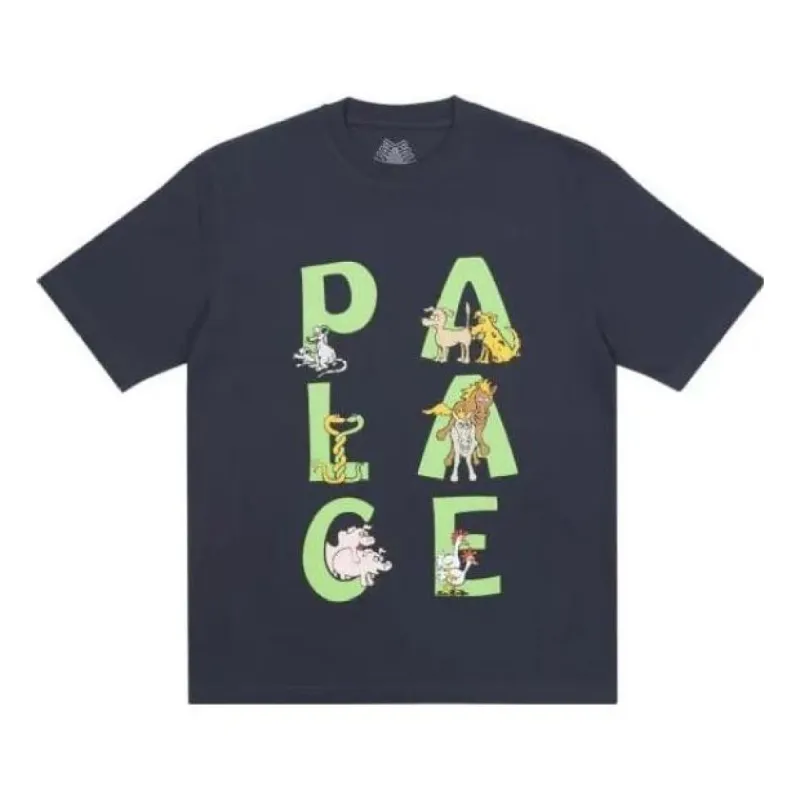 Palace FW22 Session T-Shirt 'Navy' P23TS057 sold by KicksCrew