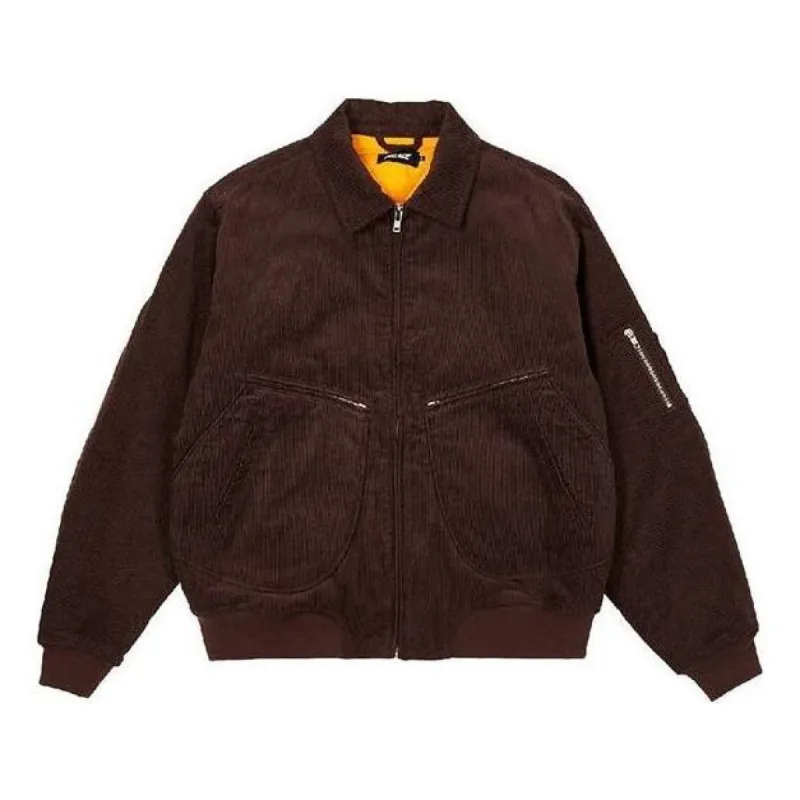 Palace SS23 Cord Ma-1 'Brown' P23JK004 sold by KicksCrew