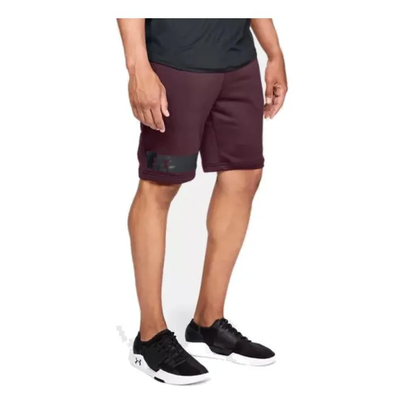 Under Armour MK-1 Tech Terry Shorts 'Burgundy' 1309956-600 sold by KicksCrew