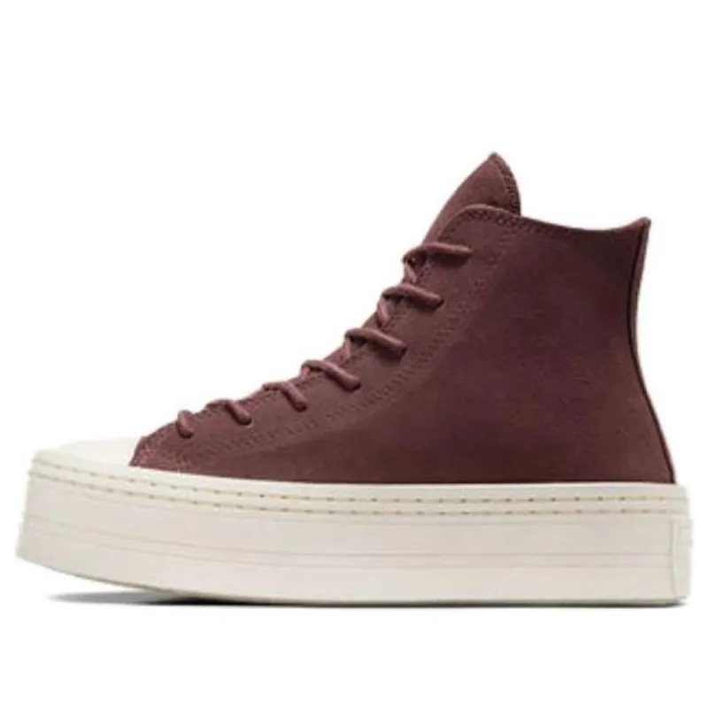 (WMNS) Converse Chuck Taylor All Star Modern Lift Suede High Top 'Brown' A06783C sold by KicksCrew