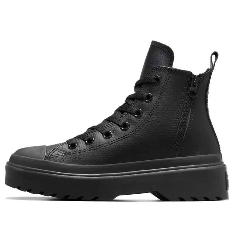 (GS) Converse Chuck Taylor All Star Lugged Lift Platform Leather 'Black' A04819C sold by KicksCrew
