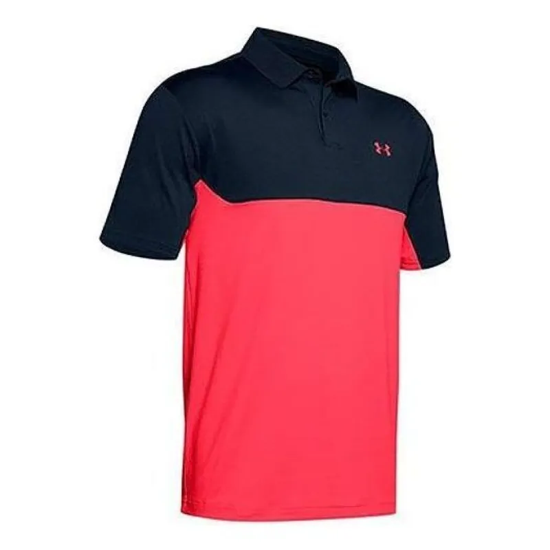 Under Armour Performance 2.0 Polo Shirt 'Navy Red' 1355485-409 sold by KicksCrew