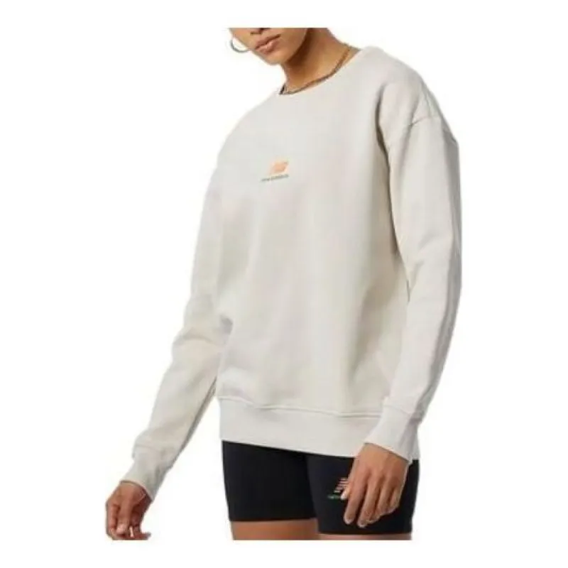 (WMNS) New Balance Athletics Artist Pack Crew Sweatshirt 'Moonbeam' WT23550-MBM sold by KicksCrew
