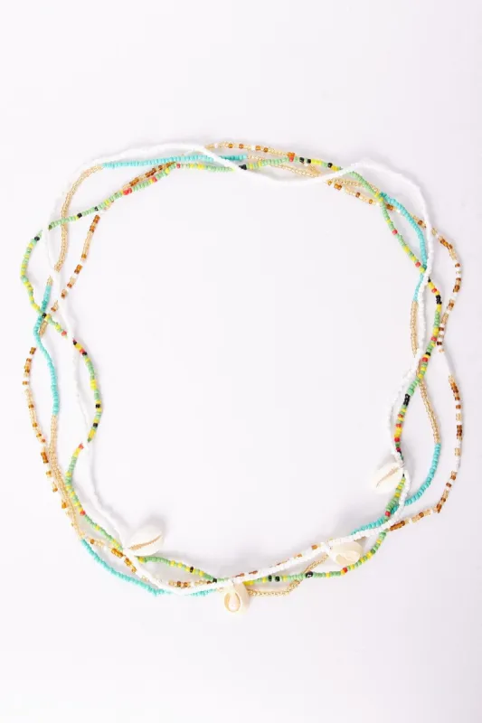 Multi Beads Belly Chain Shell sold by Ally Fashion