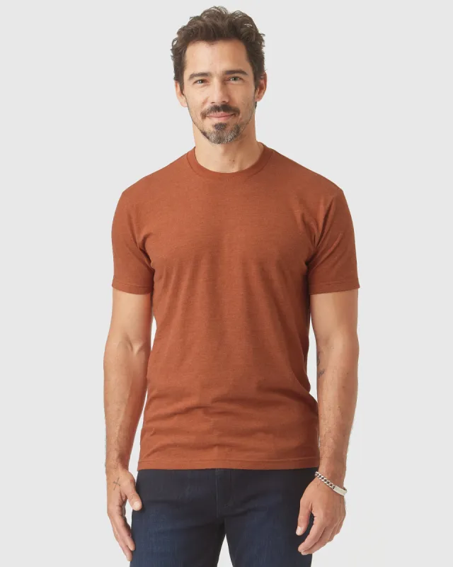 Heather Gingersnap Classic Crew Neck sold by True Classic