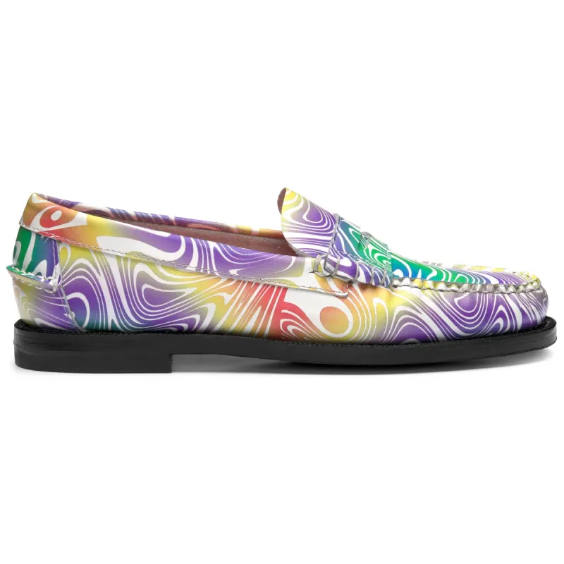 DAN PRINTED WOMAN - Moc - Moccasin - Woman - WHITE-MULTI FLUID sold by Sebago