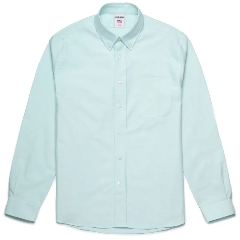 WHALEBACK - SHIRTS - Button  Down - Man - GREEN DUSTY sold by Sebago