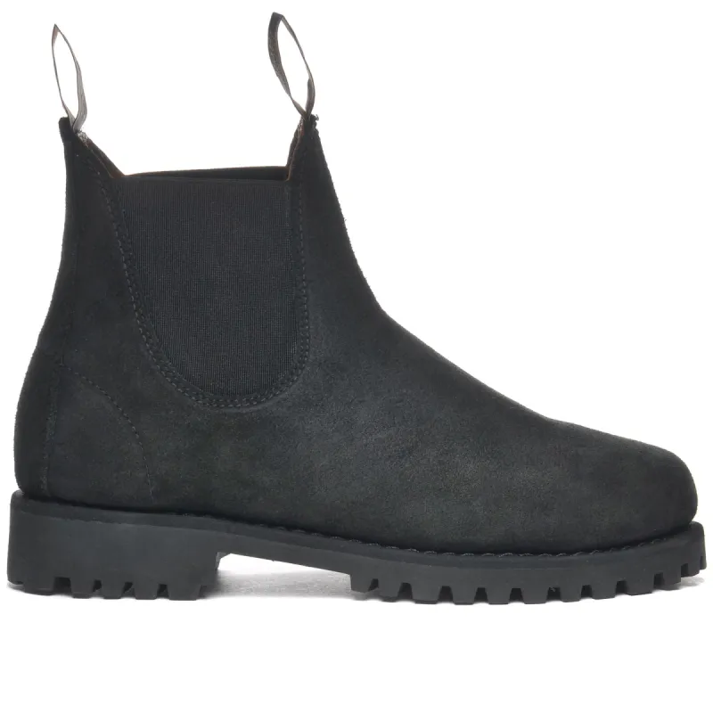 YANSA LUG SUEDE WAXY  WOMAN - Ankle Boots - Mid Cut - Woman - TOTAL BLACK sold by Sebago