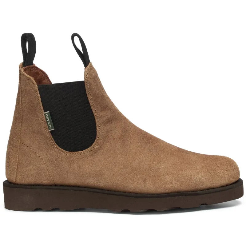 YANSA SUEDE - Ankle Boots - Mid Cut - Man - BEIGE CAMEL-DK BROWN-TURTLEDOVE REC sold by Sebago