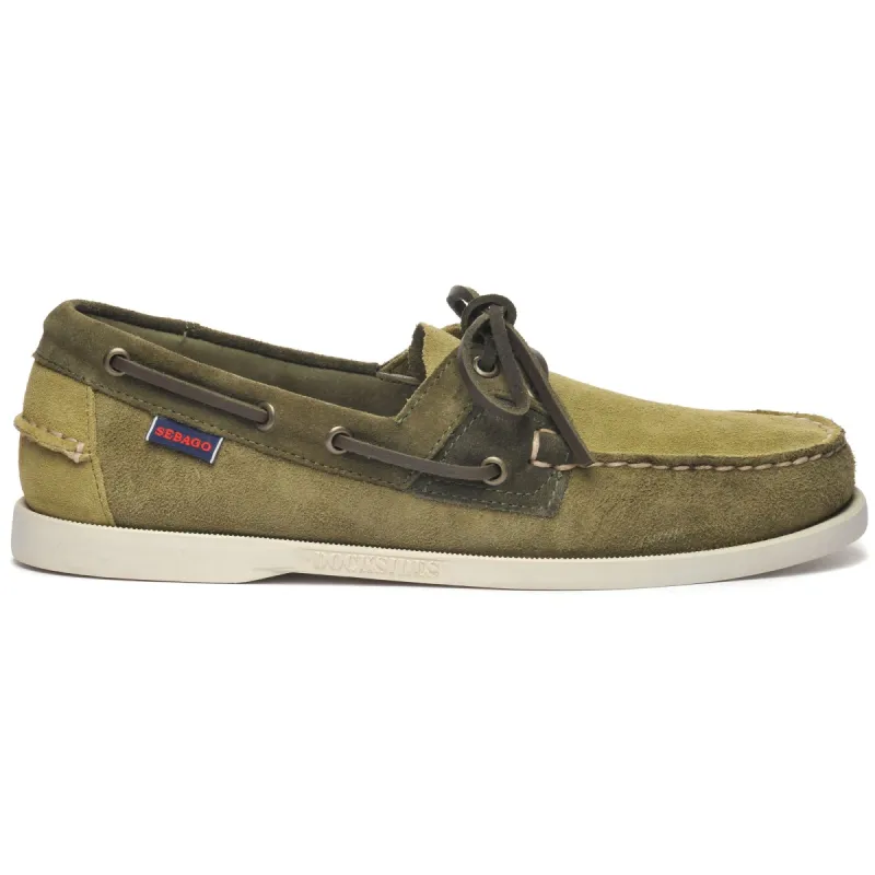 ROSSISLAND JIB SHADOW - Docksides - Mocassin - Man - MILITARY GREEN-GREEN OLIVE-CHIVE-RIFLE GREEN sold by Sebago