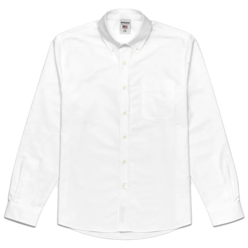 WHALEBACK - SHIRTS - Button  Down - Man - WHITE sold by Sebago