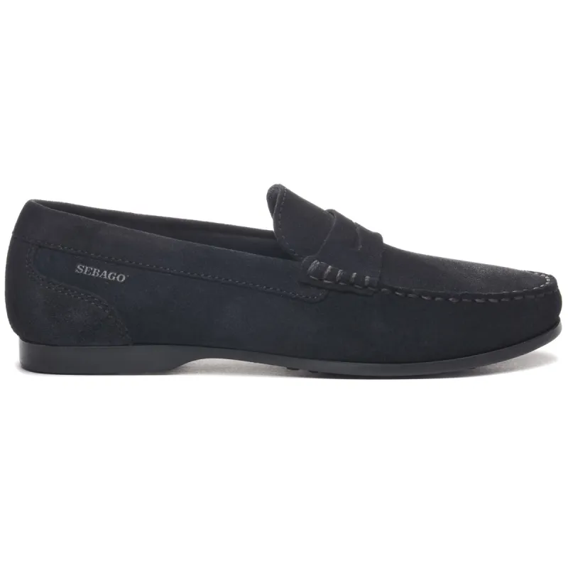 BYRON SUEDE - Moc - Moccasin - Man - BLUE NAVY sold by Sebago