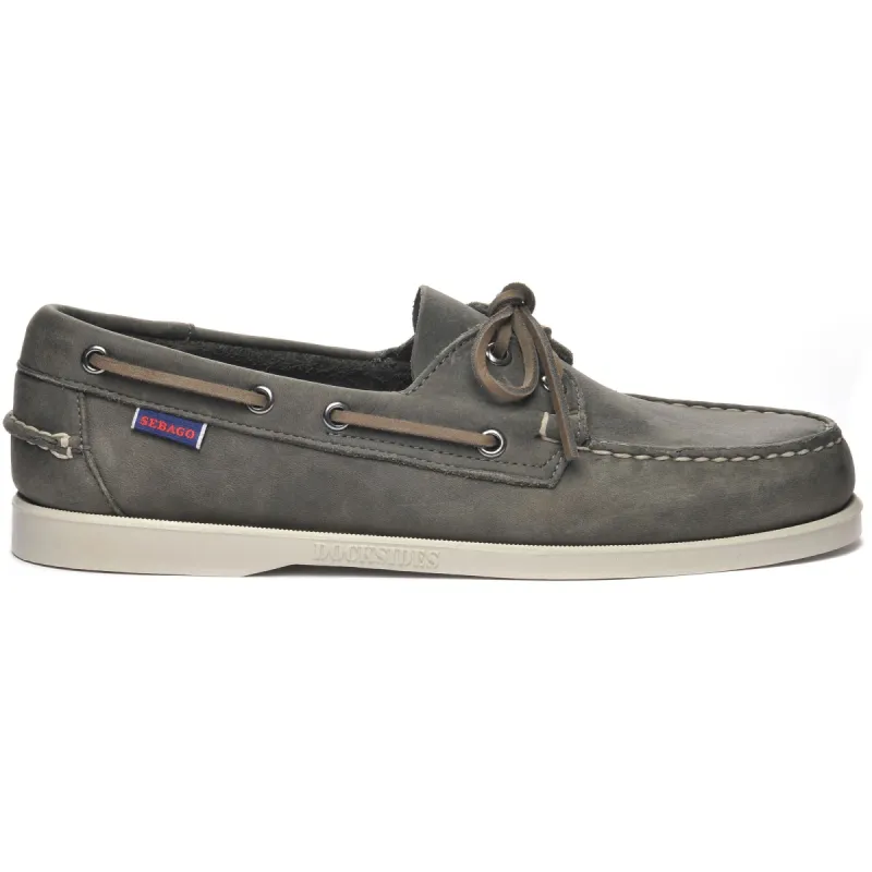 Docksides Portland Crazy H - Docksides - Mocassin - Man - DK GREY sold by Sebago