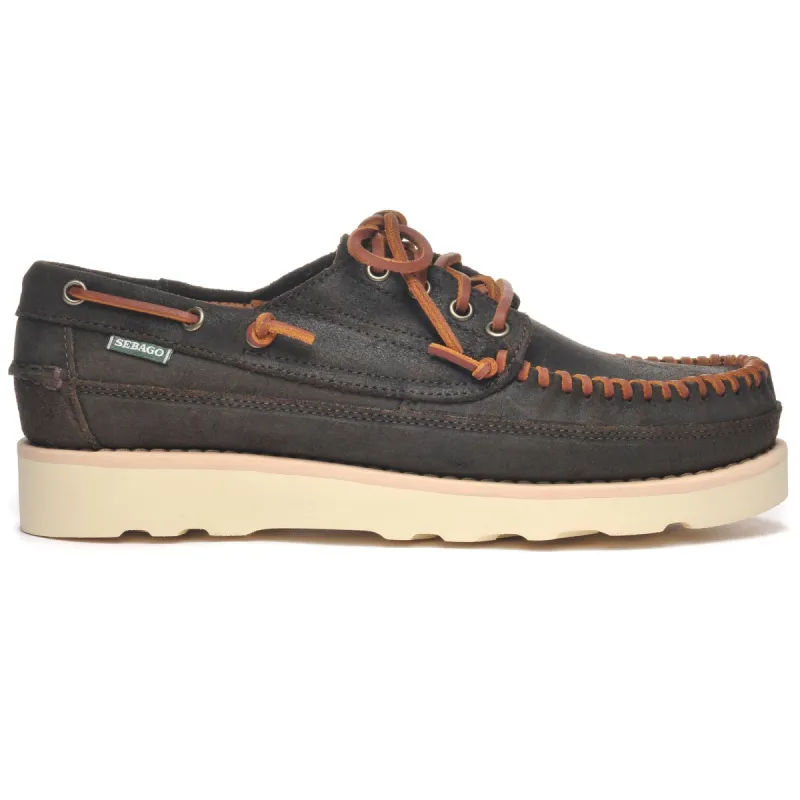 KEUKA OIL - Moc - Low Cut - Man - DK BROWN sold by Sebago