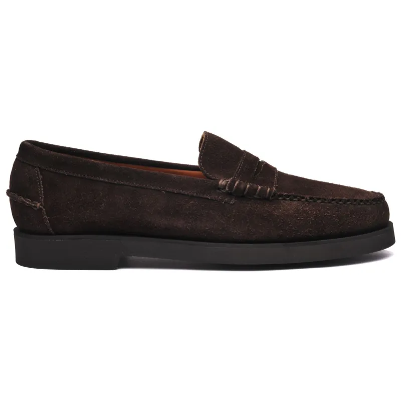 DAN SUEDE PO - Moc - Moccasin - Man - DK BROWN sold by Sebago