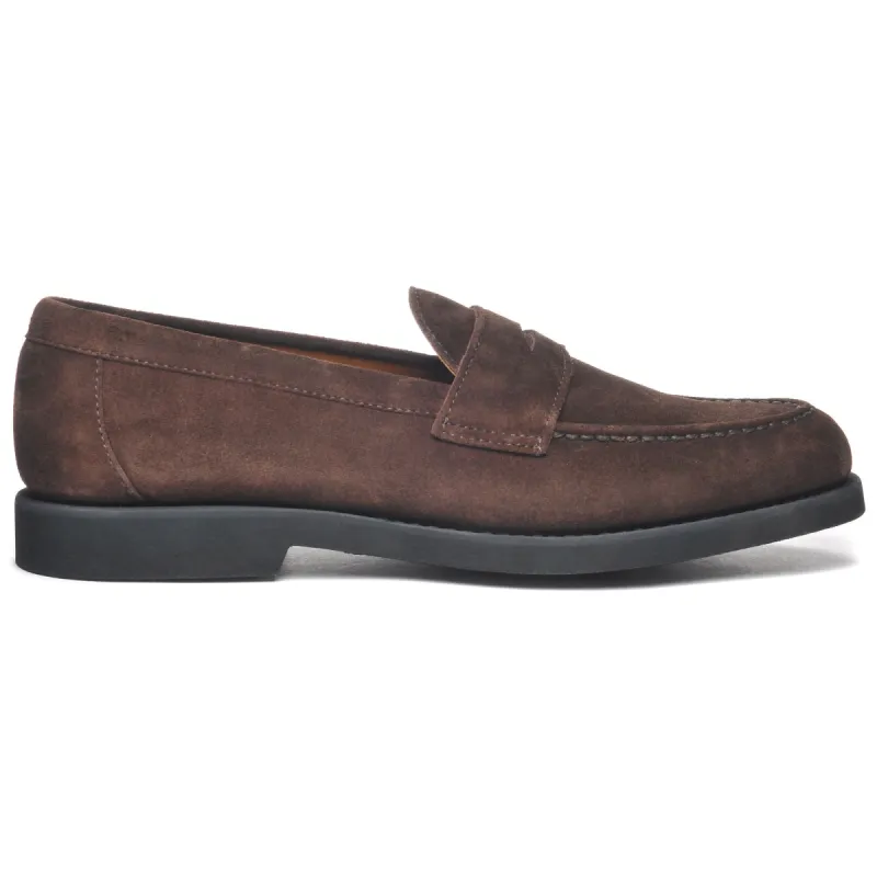RYAN SUEDE PO - Moc - Moccasin - Man - DK BROWN sold by Sebago