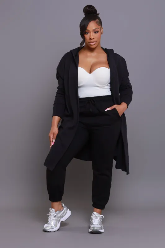 Jump In NUW Jogger Pants - Black sold by Swankaposh