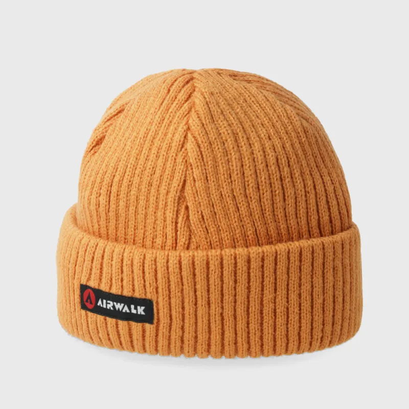 Airwalk Unisex Double Fold Beanie Orange _ 181513 _ Orange sold by Tekkie Town