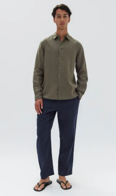 Assembly Label | Casual Long Sleeve Shirt - Military sold by Sister & Co