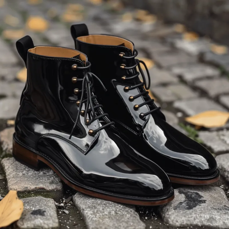 Black Dune Stride Chukka Desert Boots with Leather Sole - Summer 2024 Collection sold by Costoso Italiano