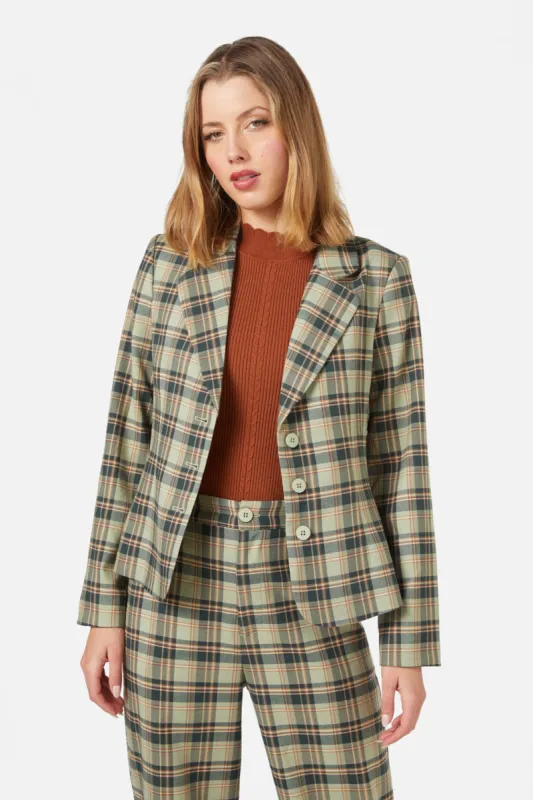 Jeannie Check Blazer sold by Princess Highway