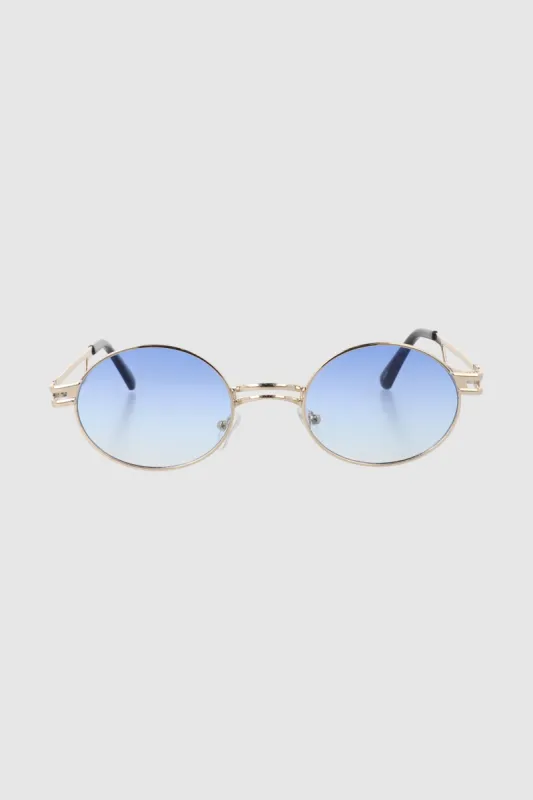 Lentes circulo pequeño metal sold by Shasa