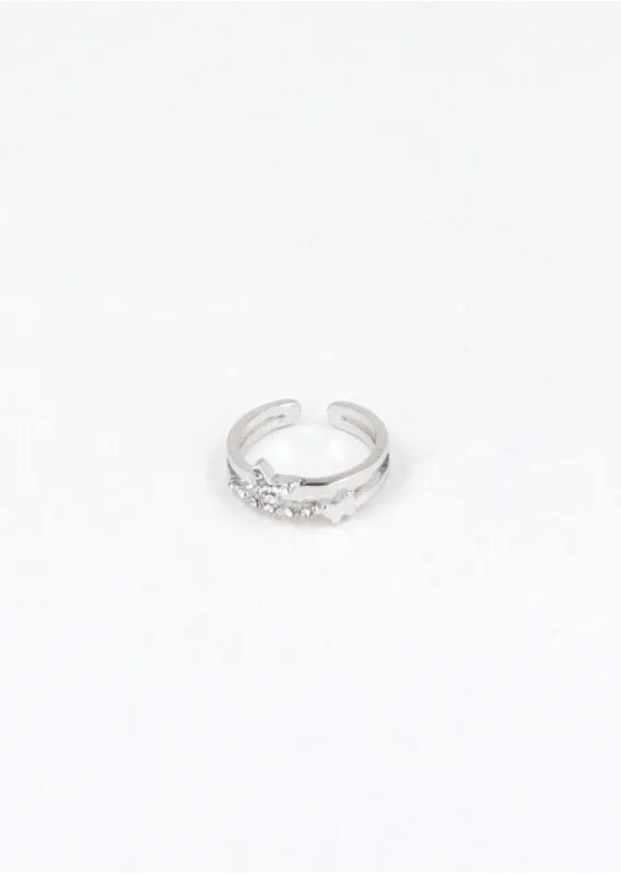 Anillo 2 Lineas Mariposas sold by Shasa