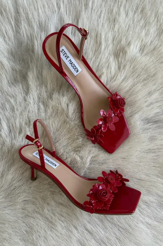 Steve Madden Rosalea Floral Patent Heel sold by American Threads
