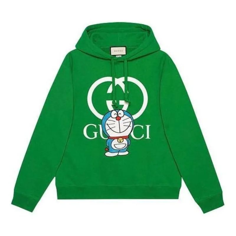 Gucci x Doraemon Cotton Hoodie 'Green' 646953-XJDE1-3229 sold by KicksCrew