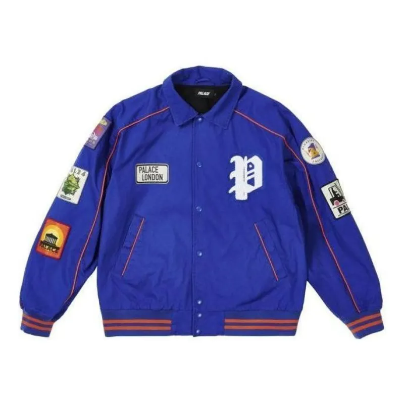 Palace Patches Cotton Bomber 'Royal Blue' P22JK213 sold by KicksCrew