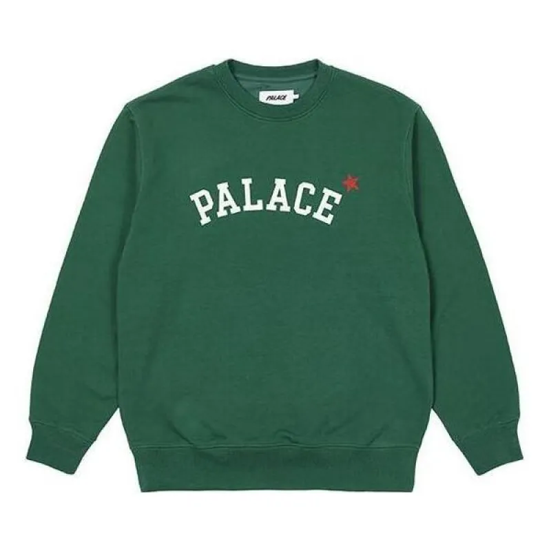 KicksCrew Palace FW22 Star Crew Sweater 'Green' P21CW023