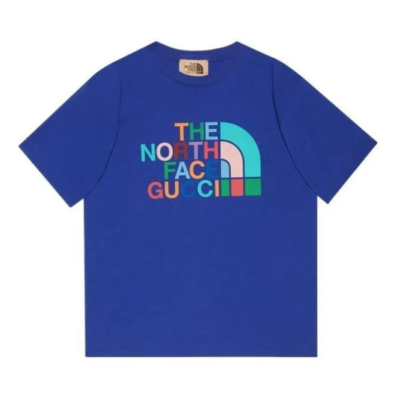 Gucci x The North Face T-shirt 'Blue Multi-Color' 616036-XJDTV-4410 sold by KicksCrew