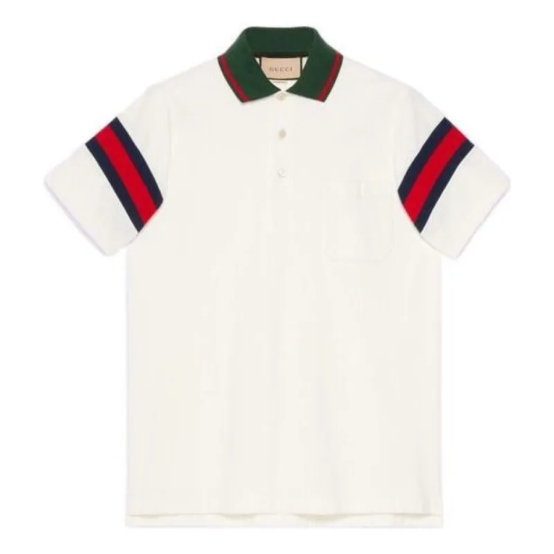 その他 Signature Polo - Courreges - Cotton - White Zegna_PoloLeatherTrim_UD392A7-