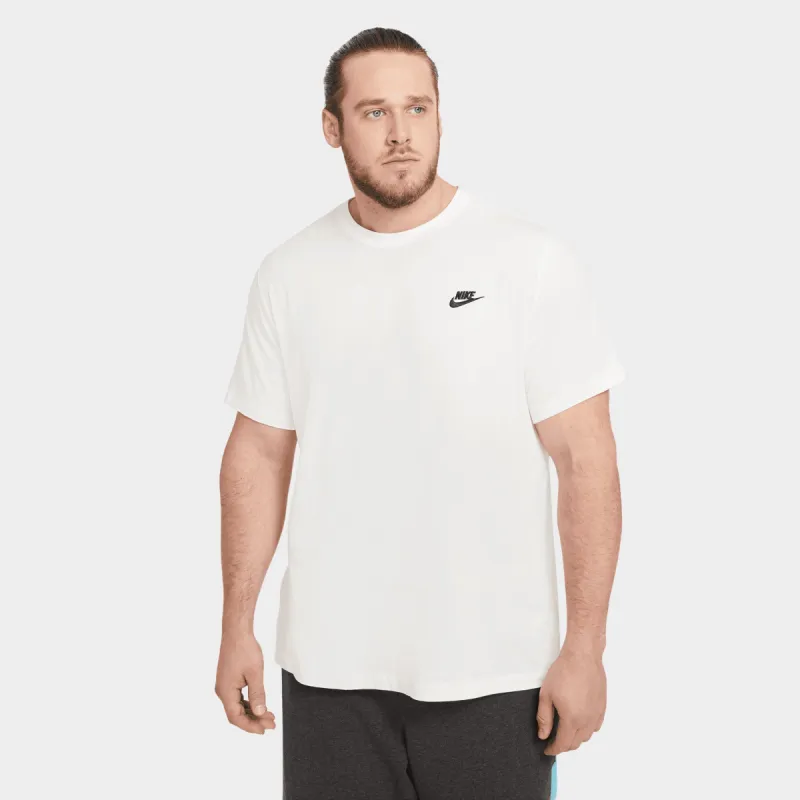 Nike Sportswear Club T-shirt Sail / Black sold by JD Sports