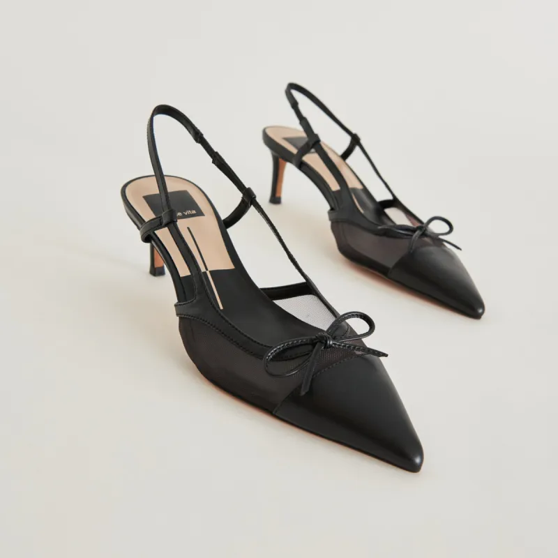 KANDI HEELS ONYX MESH sold by Dolce Vita