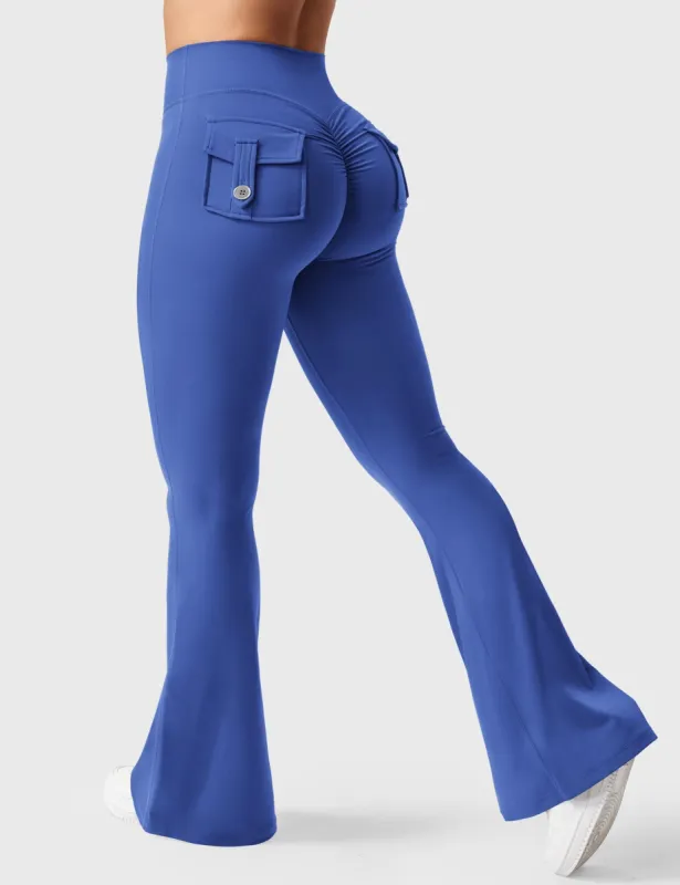 Yeoreo Brittany Flared Leggings with Pockets sold by Yeoreo